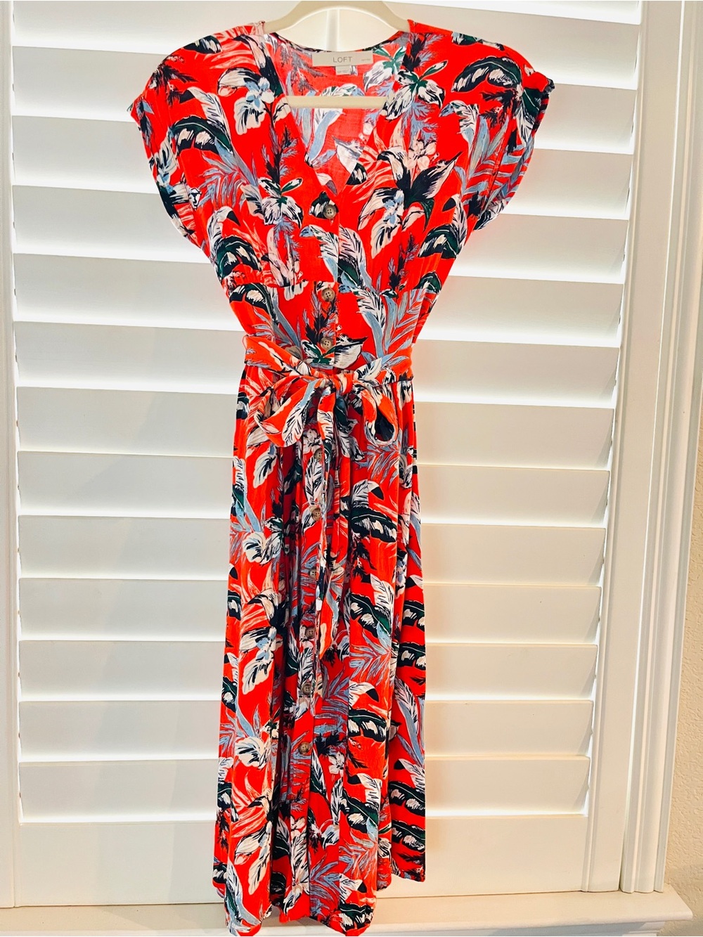 LOFT  Floral Dress